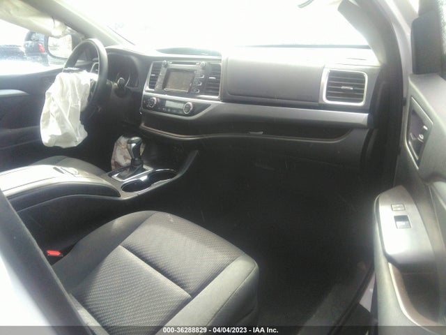 2018 TOYOTA HIGHLANDER HYBRID LE VIN: 5TDBGRFH9JS037889