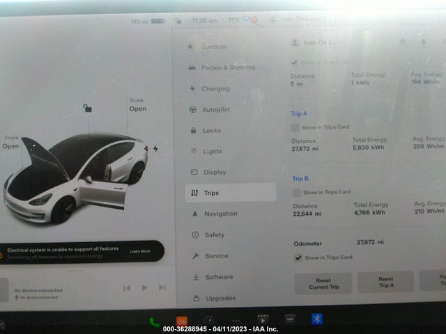 Tesla Model 3 Standard Range Plus 2021 5YJ3E1EA2MF067079 Image 8