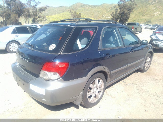 2005 SUBARU IMPREZA WAGON (NATL) OUTBACK VIN: JF1GG68565G804627