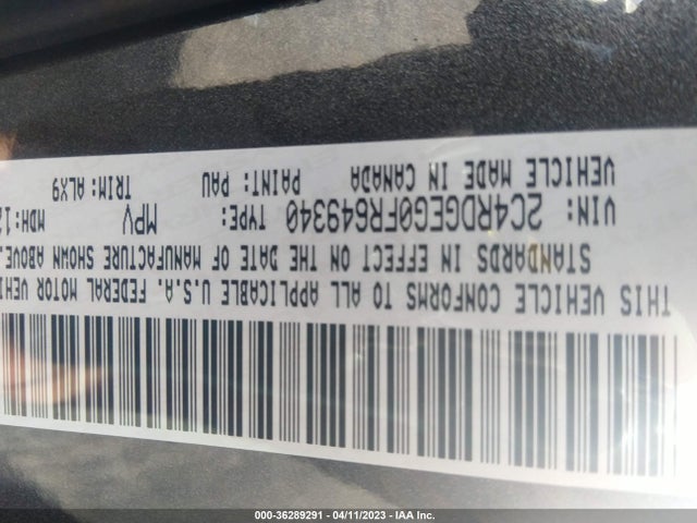 Dodge Grand Caravan R/t 2015 2C4RDGEG0FR649340 Image 9