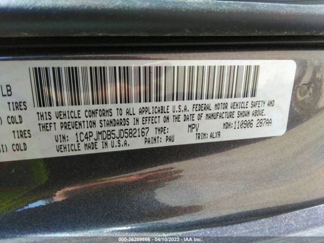 1C4PJMDB5JD582167 Jeep Cherokee Limited