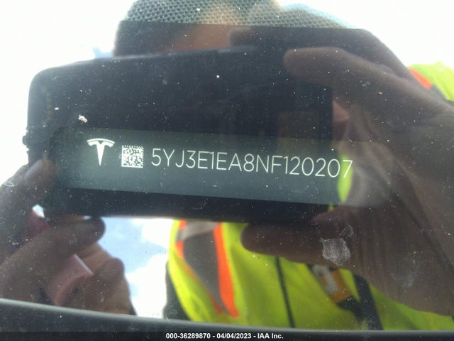 Tesla MODEL 3 2022 5YJ3E1EA8NF120207 Image 9