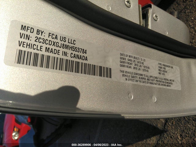 Dodge Charger Scat Pack 2021 2C3CDXGJ8MH553784 Image 9