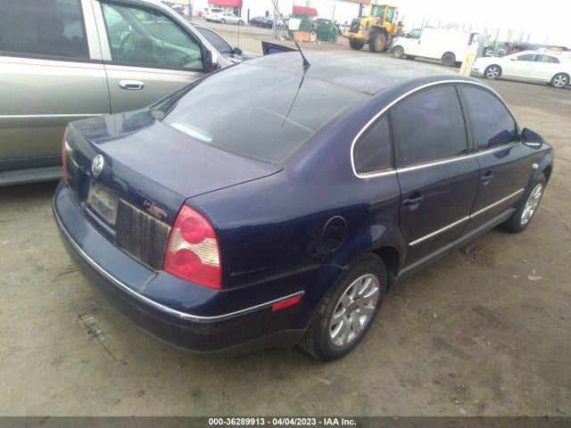 2002 VOLKSWAGEN PASSAT GLS VIN: WVWPD63B82P451769