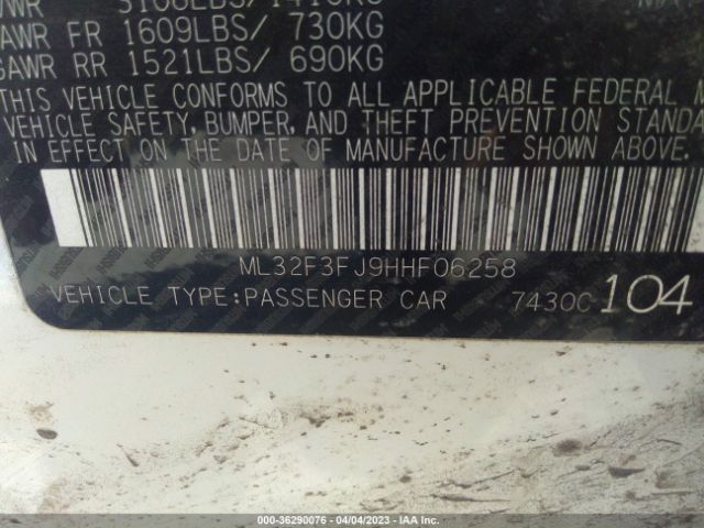 ML32F3FJ9HHF06258 Mitsubishi Mirage G4 Es