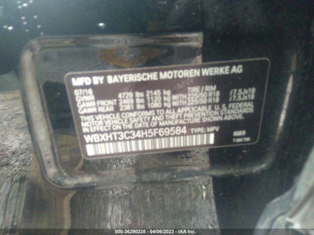 WBXHT3C34H5F69584 BMW X1 Xdrive28i