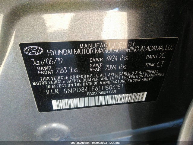 Hyundai Elantra Value Edition 2020 5NPD84LF6LH506151 Image 26