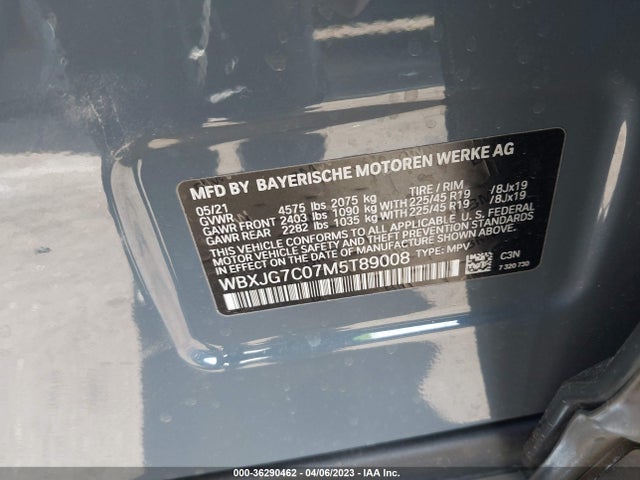 BMW X1 Sdrive28i 2021 аукцион фото