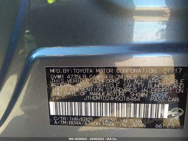 JTHCM1D24H5018484 Lexus Is Is 300