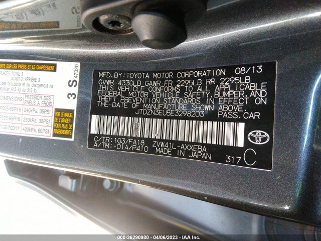 Toyota Prius V Two/three/five 2014 JTDZN3EU5E3298203 Image 9