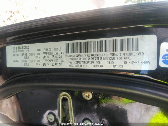 RAM 1500 Express 2015 1C6RR6FT1FS591378 Image 9