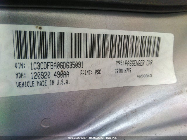 Dodge DART SXT 2016 1C3CDFBA0GD635091 Image 9