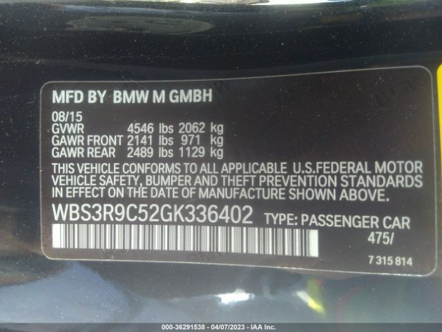 WBS3R9C52GK336402 BMW M4