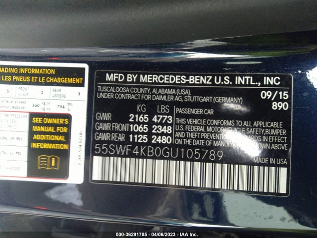 Mercedes-Benz C-class C 300 2016 55SWF4KB0GU105789 Image 9