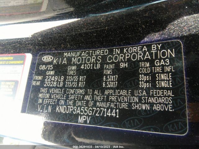 KNDJP3A55G7271441 KIA SOUL +