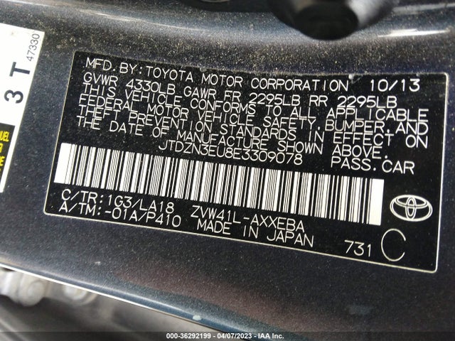 Toyota Prius V Two/three/five 2014 JTDZN3EU8E3309078 Image 11