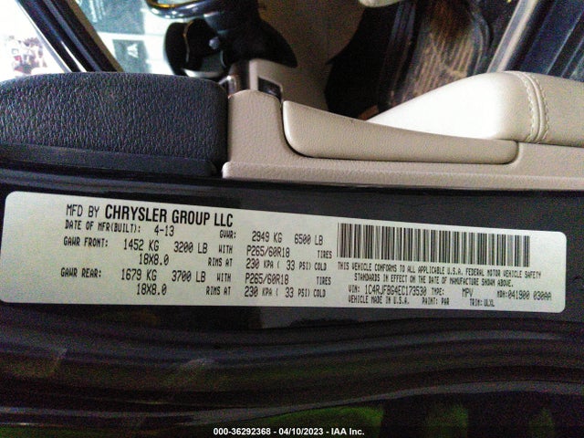 1C4RJFBG4EC173530 Jeep Grand Cherokee Limited