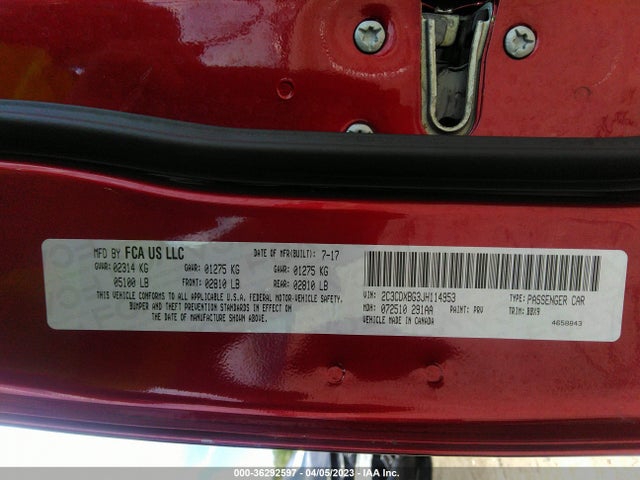 Dodge Charger Sxt 2018 2C3CDXBG3JH114953 Image 9