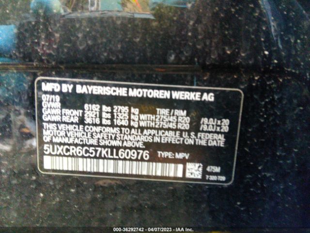 5UXCR6C57KLL60976 BMW X5 Xdrive40i