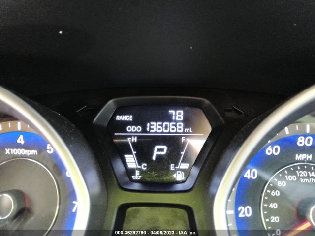 2013 HYUNDAI ELANTRA LIMITED VIN: KMHDH4AE9DU615734