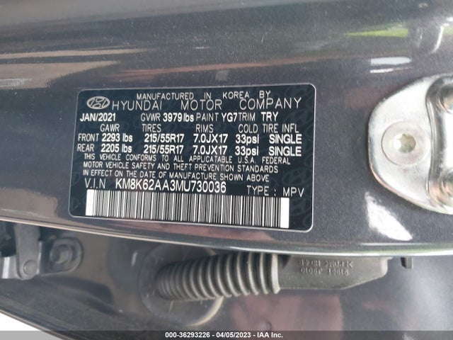 Hyundai Kona Sel Plus 2021 KM8K62AA3MU730036 Image 10