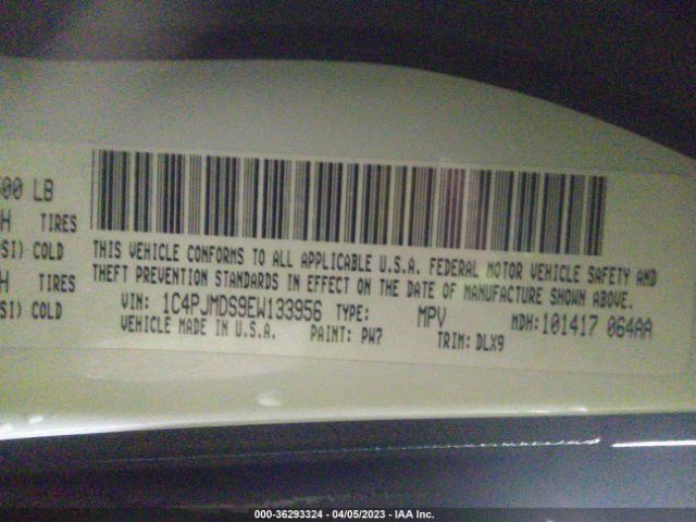 1C4PJMDS9EW133956 Jeep Cherokee Limited