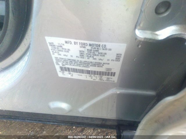 2LMDJ8JKXFBL29907 Lincoln MKX