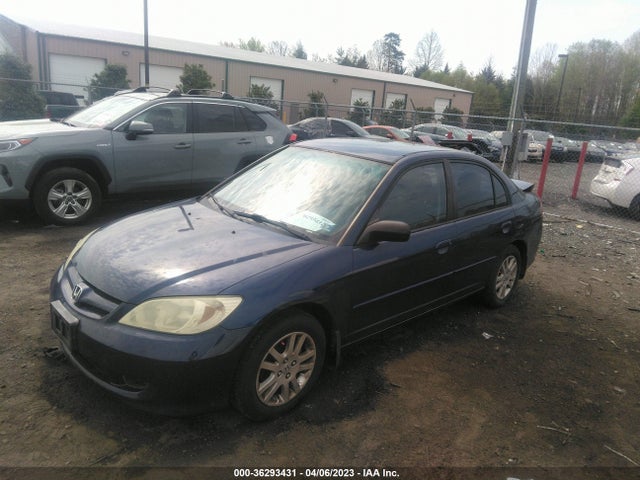 2004 HONDA CIVIC LX VIN: 2HGES165X4H521173
