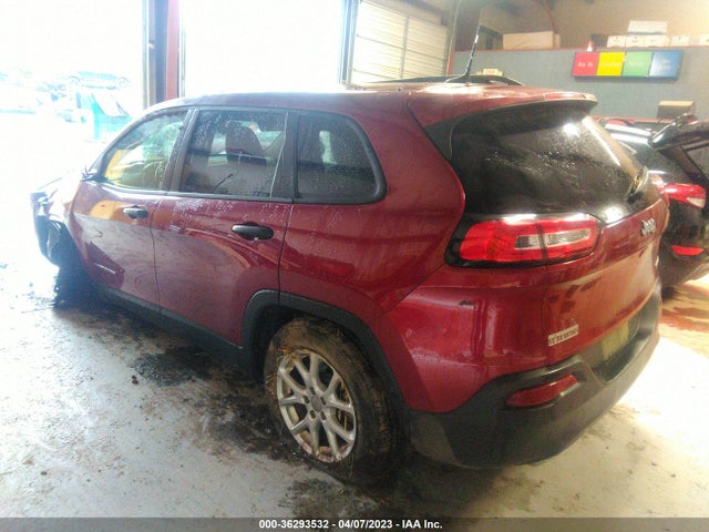 2016 JEEP CHEROKEE SPORT VIN: 1C4PJLAS0GW208299