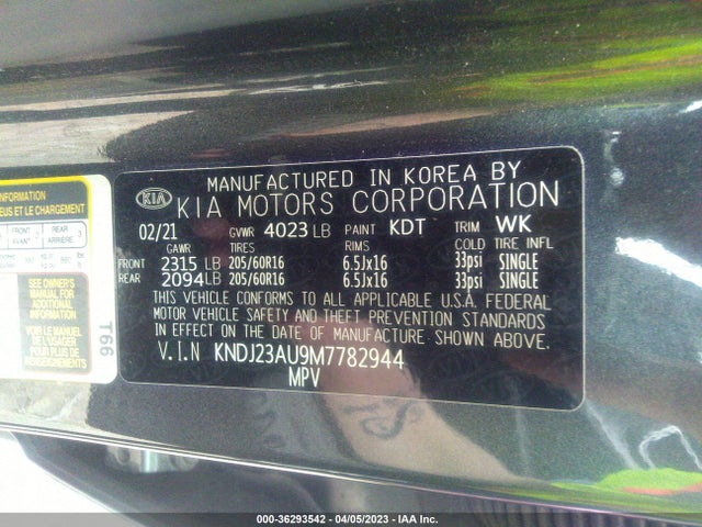 KIA SOUL S 2021 KNDJ23AU9M7782944 Image 10