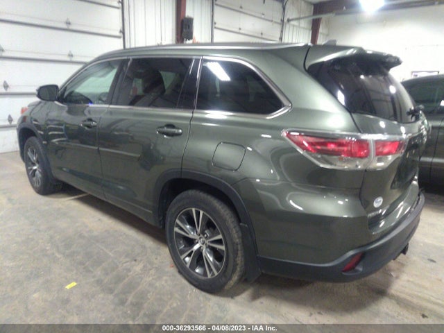 2016 TOYOTA HIGHLANDER XLE VIN: 5TDJKRFH2GS354612