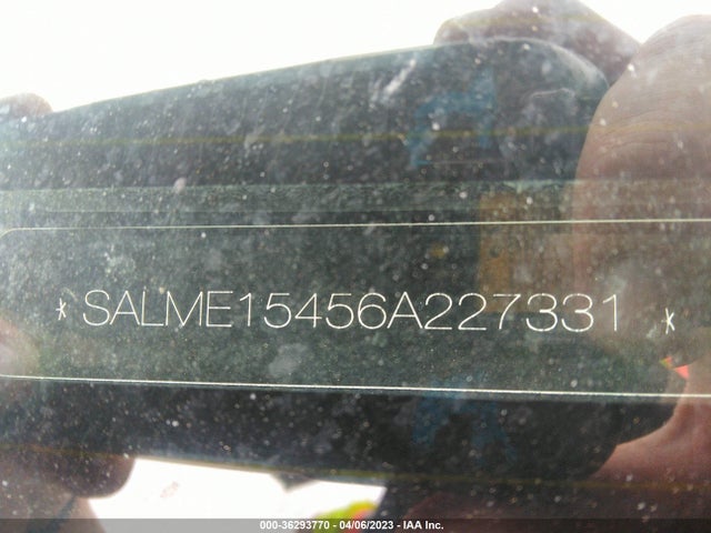 2006 LAND ROVER RANGE ROVER HSE VIN: SALME15456A227331
