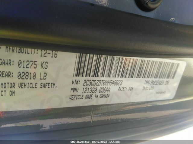 2C3CDZBT0HH548623 Dodge Challenger R/t