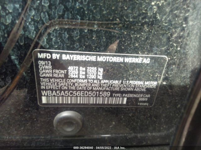 WBA5A5C56ED501589 BMW 5 Series 528i