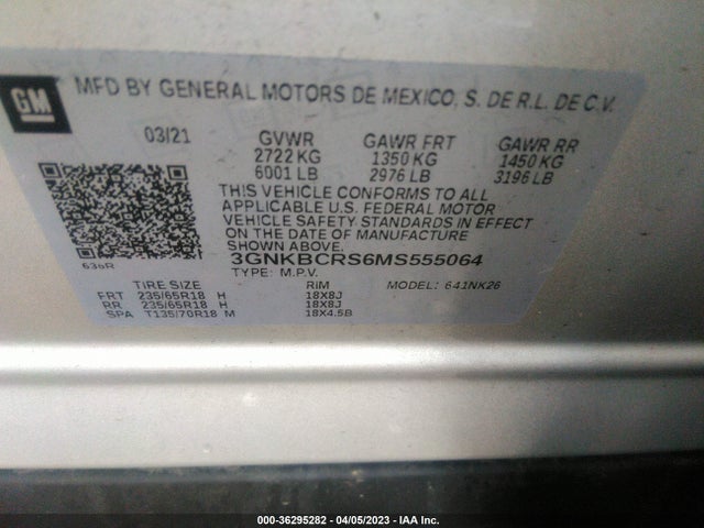 Chevrolet Blazer Lt 2021 3GNKBCRS6MS555064 Image 9