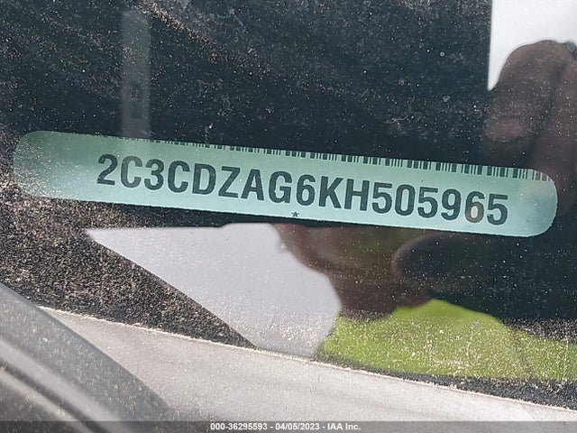 Dodge Challenger Sxt 2019 2C3CDZAG6KH505965 Image 9