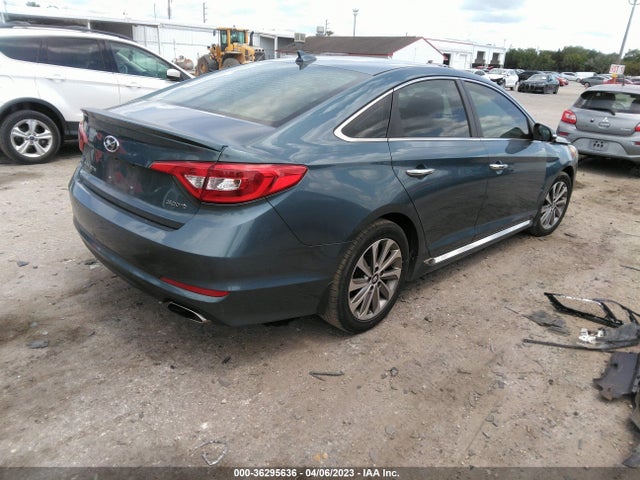 2016 HYUNDAI SONATA 2.4L SPORT VIN: 5NPE34AF7GH414526