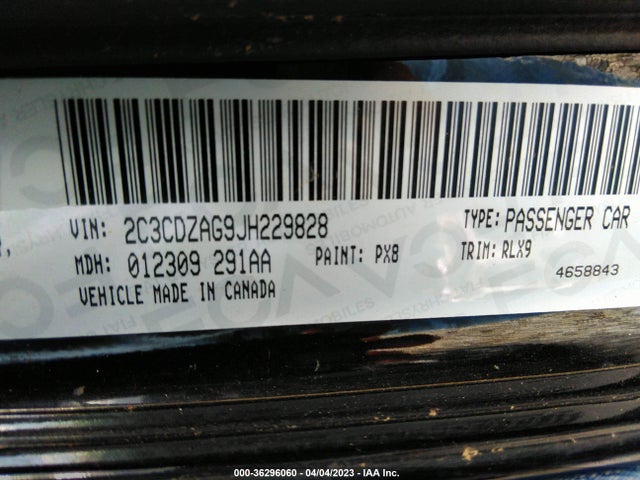 Dodge Challenger Sxt Plus 2018 2C3CDZAG9JH229828 Image 9