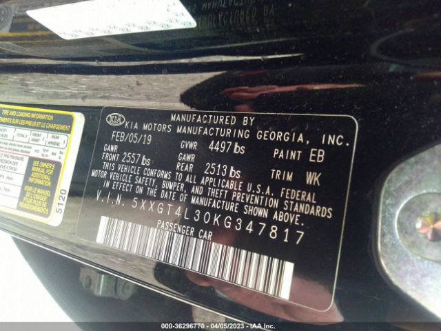 5XXGT4L30KG347817 KIA Optima Lx