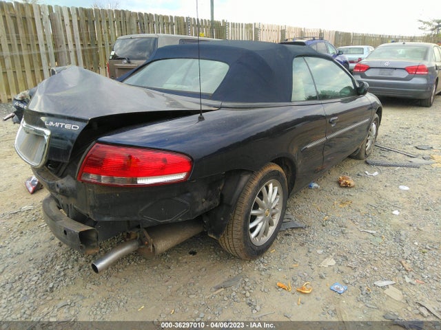 2003 CHRYSLER SEBRING LIMITED VIN: 1C3EL65R13N548091