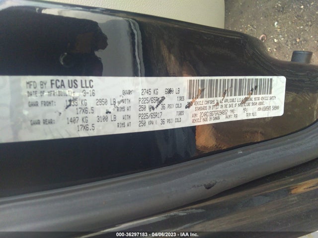 2C4RC1BG7GR294852 Chrysler Town & Country Touring
