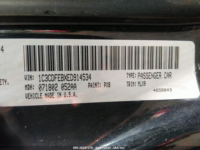 Dodge DART GT 2014 1C3CDFEBXED914534 Image 9