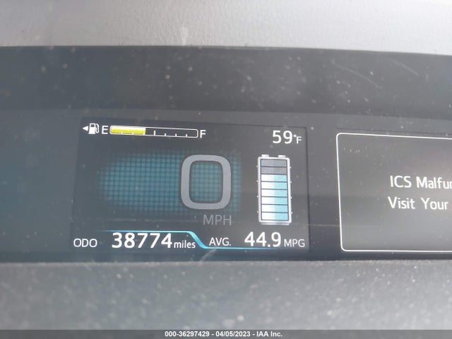 Toyota Prius Two/two Eco/three 2017 JTDKARFU3H3541218 Image 8
