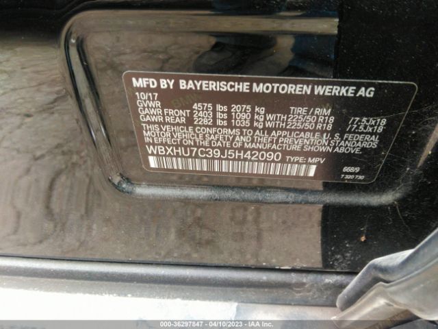 WBXHU7C39J5H42090 BMW X1 Sdrive28i