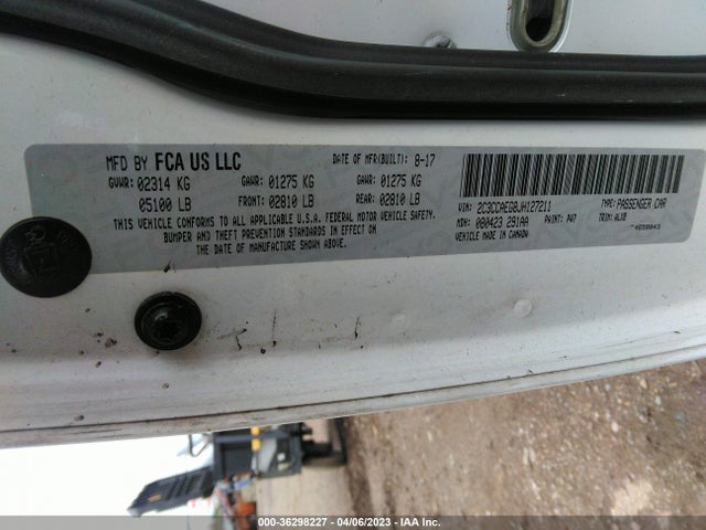 2C3CCAEG8JH127211 Chrysler 300 Limited
