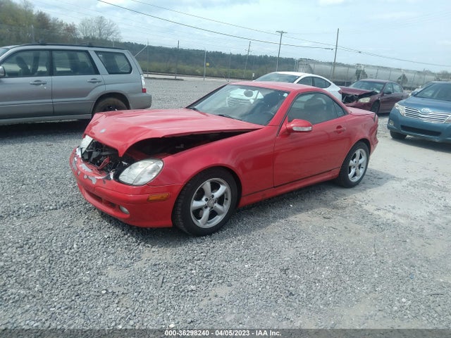 2001 MERCEDES-BENZ SLK-CLASS VIN: WDBKK65F51F223568