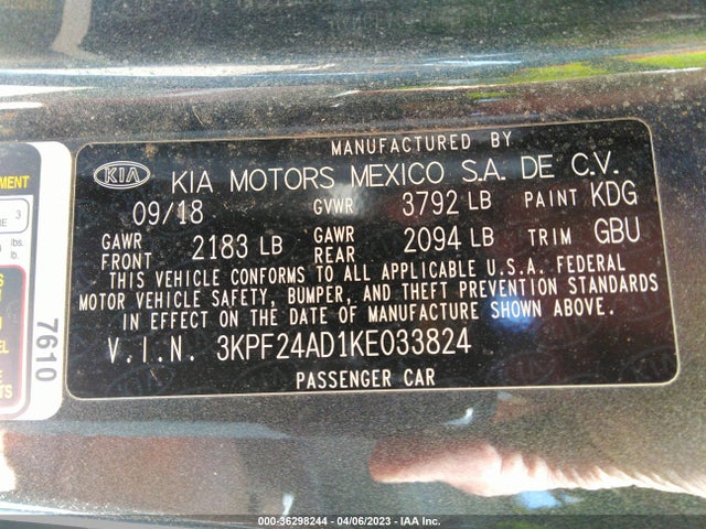 KIA Forte Lxs 2019 3KPF24AD1KE033824 Image 11