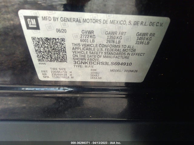 Chevrolet Blazer Lt 2020 3GNKBCRS3LS694910 Image 9