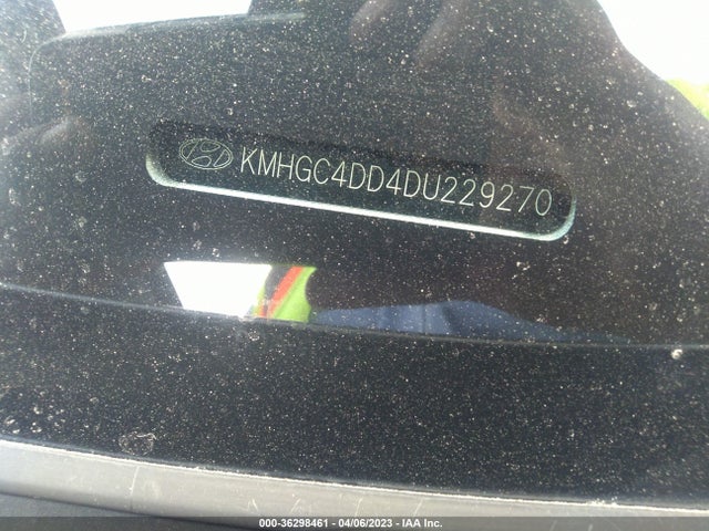 2013 HYUNDAI GENESIS 3.8L VIN: KMHGC4DD4DU229270