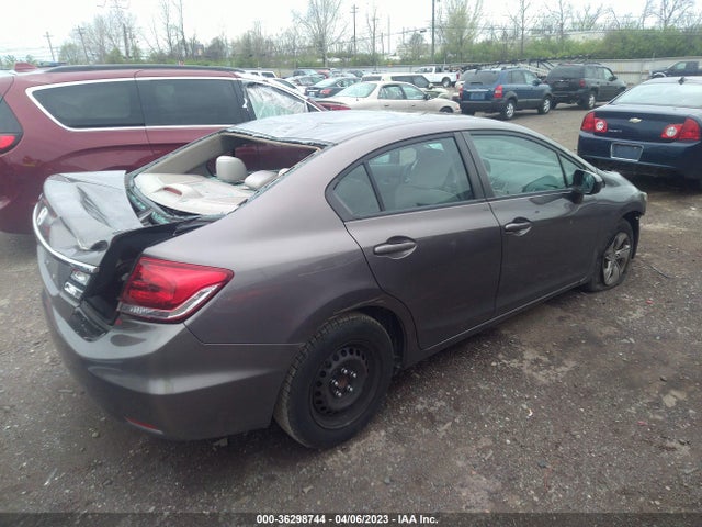Honda Civic Sedan Lx 2014 19XFB2F59EE002735 Image 4